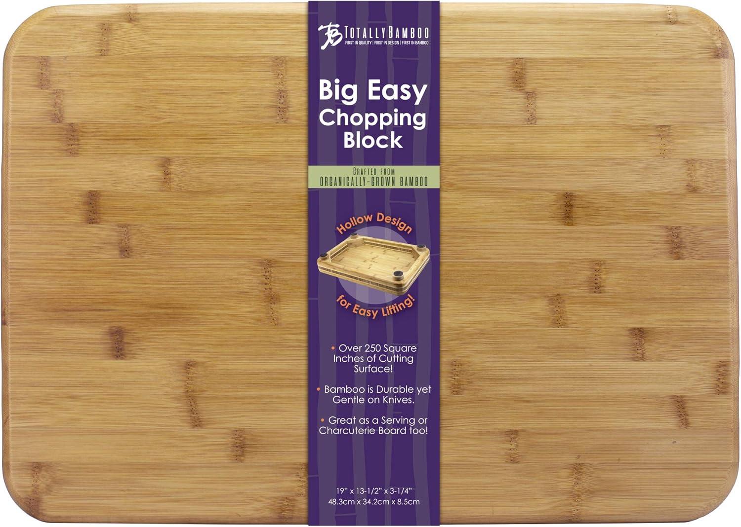 imageTotally Bamboo Bamboo Big Easy Chopping Block 19 x 13519L x 135W