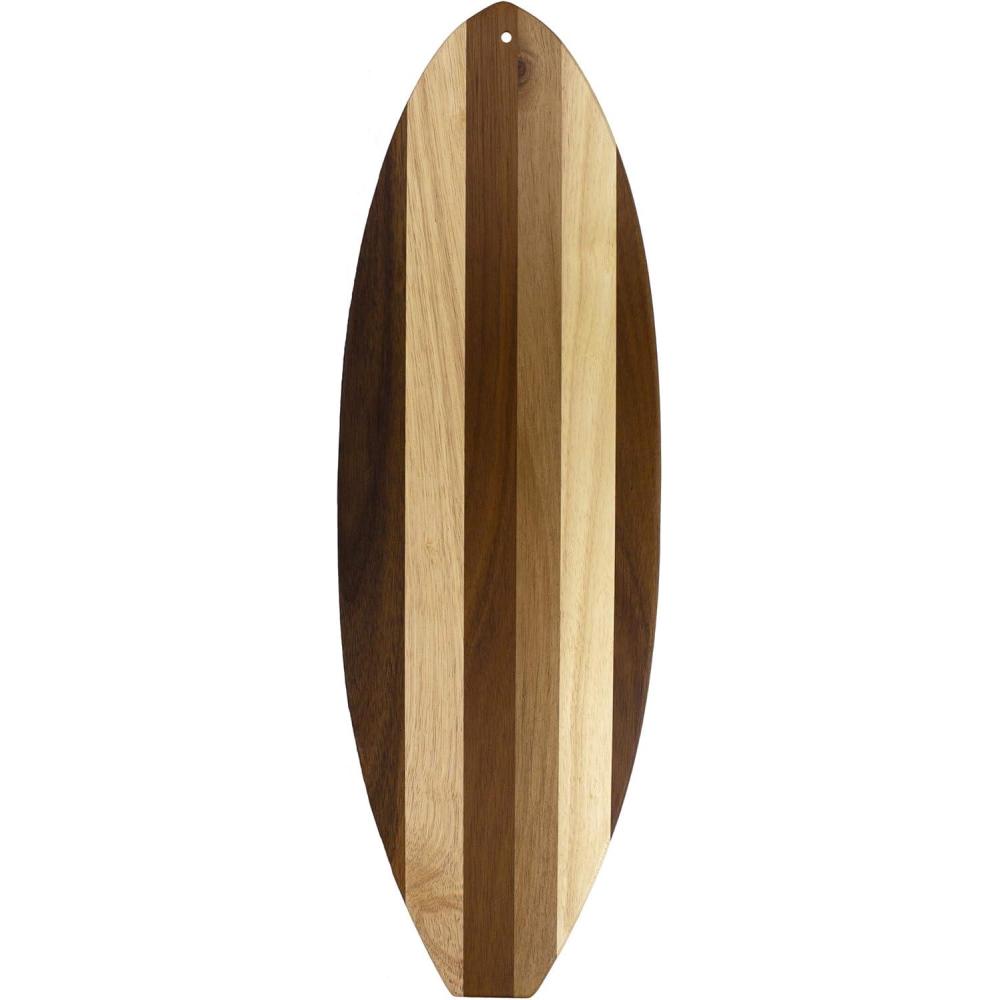 imageTotally Bamboo Rock amp Branch Series Shiplap Pineapple Shaped Wood Serving and Cutting Board  Great for Wall Art 1438 x 8 x 58Surfboard