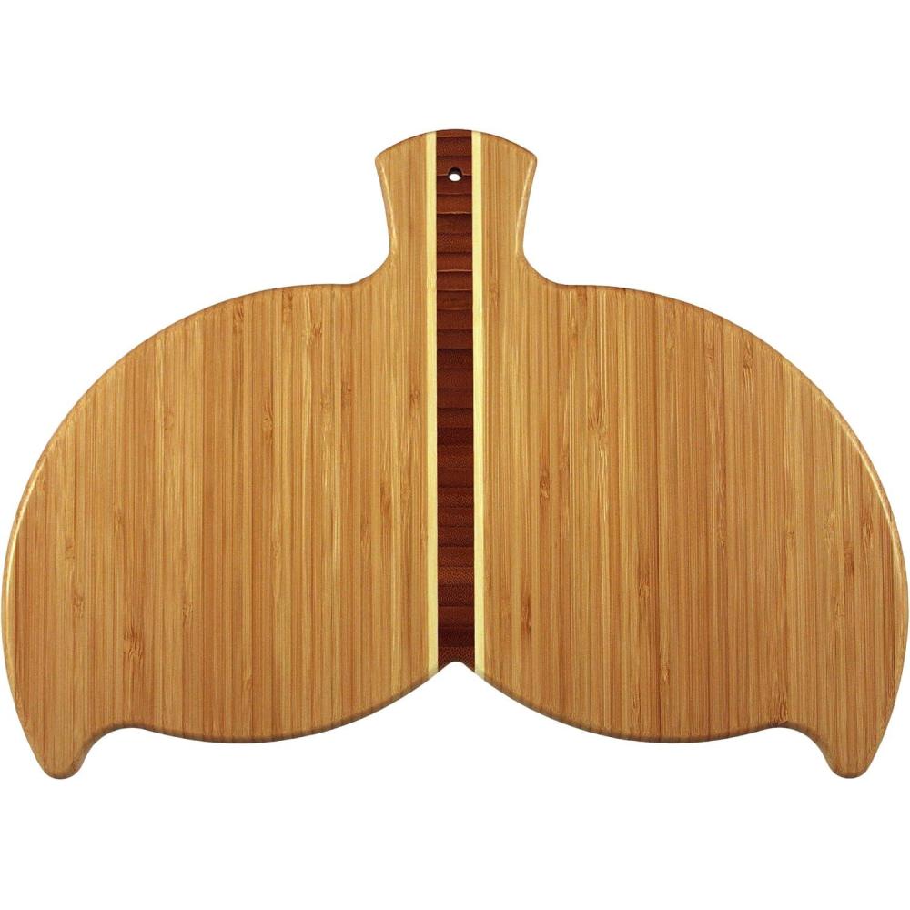imageTotally Bamboo Whale Tail Shaped Bamboo Serving and Cutting Board 1412 x 101214L x 105W