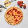 Totally Bamboo Basketball Shaped Bamboo Wood Cutting Board and Charcuterie Board, Great Gift for Basketball Fans(Basketball)