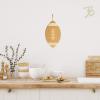 Totally Bamboo Basketball Shaped Bamboo Wood Cutting Board and Charcuterie Board, Great Gift for Basketball Fans(Football)