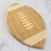 Totally Bamboo Basketball Shaped Bamboo Wood Cutting Board and Charcuterie Board, Great Gift for Basketball Fans(Football)