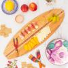 Totally Bamboo Lil’ Surfer Surfboard Shaped Bamboo Serving and Cutting Board, 14-1/2″ x 6(23″L x 7.5″W)