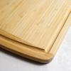 Totally Bamboo Malibu Bamboo Cutting Board with Juice Groove, 18″ x 12″, Natural(Vertical Grain)