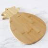 Totally Bamboo Pineapple Shaped Bamboo Wood Cutting Board and Charcuterie Board, 14-3/8″ x 7-1/2″(14.4″L x 7.5″W)