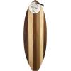 Totally Bamboo Rock & Branch Series Shiplap Pineapple Shaped Wood Serving and Cutting Board | Great for Wall Art 14-3/8″ x 8″ x 5/8″(Surfboard)