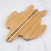 Totally Bamboo Sea Turtle Shaped Cutting Board and Charcuterie Serving Tray, Great for Wall Display(11″L x 15″W)