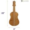 Totally Bamboo Ukulele Shaped Bamboo Serving Board, 22″ by 9″