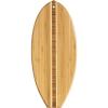 Totally Bamboo Lil’ Surfer Surfboard Shaped Bamboo Serving and Cutting Board, 14-1/2″ x 6(14″L x 6″W)