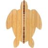 Totally Bamboo Sea Turtle Shaped Cutting Board and Charcuterie Serving Tray, Great for Wall Display(11″L x 15″W)