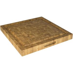 Totally Bamboo Bamboo Big Easy Chopping Block, 19″ x 13.5″(16″L x 16″W)