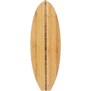 Totally Bamboo Lil’ Surfer Surfboard Shaped Bamboo Serving and Cutting Board, 14-1/2″ x 6(23″L x 7.5″W)