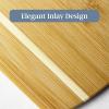 Totally Bamboo 2-Piece Cutting Board Set; 2 Assorted Sizes of Bamboo Wood Cutting Boards for Kitchen(13″ x 9-1/2″ and 11″ x 8-1/2″)