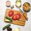 Totally Bamboo Aruba Bamboo Serving and Cutting Board, 12-1/2″ x 8″(12.5″L x 8″W)