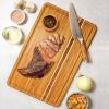 Totally Bamboo Aruba Bamboo Serving and Cutting Board, 12-1/2″ x 8″(20.6″L x 12.5″W)