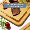 Totally Bamboo Cutting Boards for Kitchen with Juice Groove, Set of 3 – Bamboo Wood Cutting Board Set in Small, Medium & Large Sizes