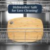 Totally Bamboo GreenLite Dishwasher Safe Cutting Board, 13.5″ x 9″ Reversible Bamboo Chopping Board | Lightweight Kitchen Prep Board for Vegetables, Meats, Cheese and More(13.5″L x 9″W)