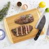 Totally Bamboo Kona Groove Bamboo Carving & Cutting Board, 18″ x 12-1/2″(Baker’s Board (18″ x 12.5″))