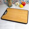 Totally Bamboo Poly-Boo Reversible Cutting Board – Dual-Sided with Bamboo & BPA-Free Poly Surfaces | 15″ x 11″ Meat & Vegetable Prep Board | Durable & Knife-Friendly