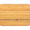 Totally Bamboo Aruba Bamboo Serving and Cutting Board, 12-1/2″ x 8″(15″L x 11″W)