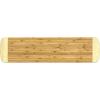 Totally Bamboo Palaoa Bread Serving & Cutting Board, Great for Charcuterie and Appetizer Spreads, 23″ x 6″(Natural Two Tone)