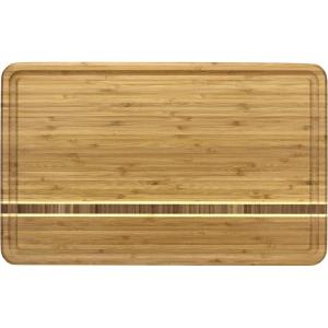 Totally Bamboo Aruba Bamboo Serving and Cutting Board, 12-1/2″ x 8″(20.6″L x 12.5″W)
