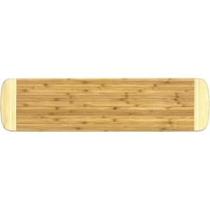 Totally Bamboo Palaoa Bread Serving & Cutting Board, Great for Charcuterie and Appetizer Spreads, 23″ x 6″(Natural Two Tone)