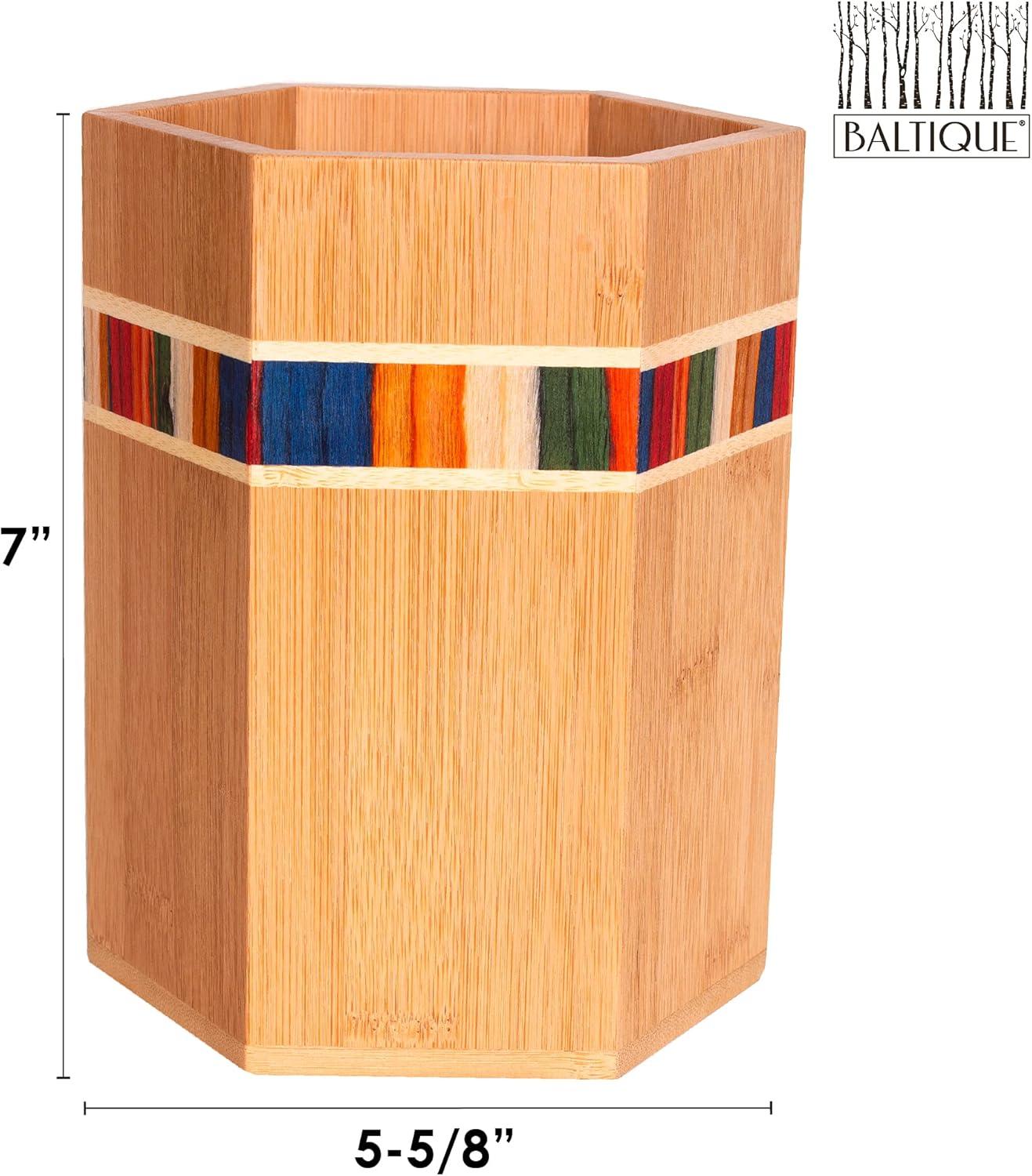 imageTotally Bamboo Baltique Marrakesh Collection Kitchen Utensil Holder Large Cooking Utensil Crock for CountertopMarrakesh