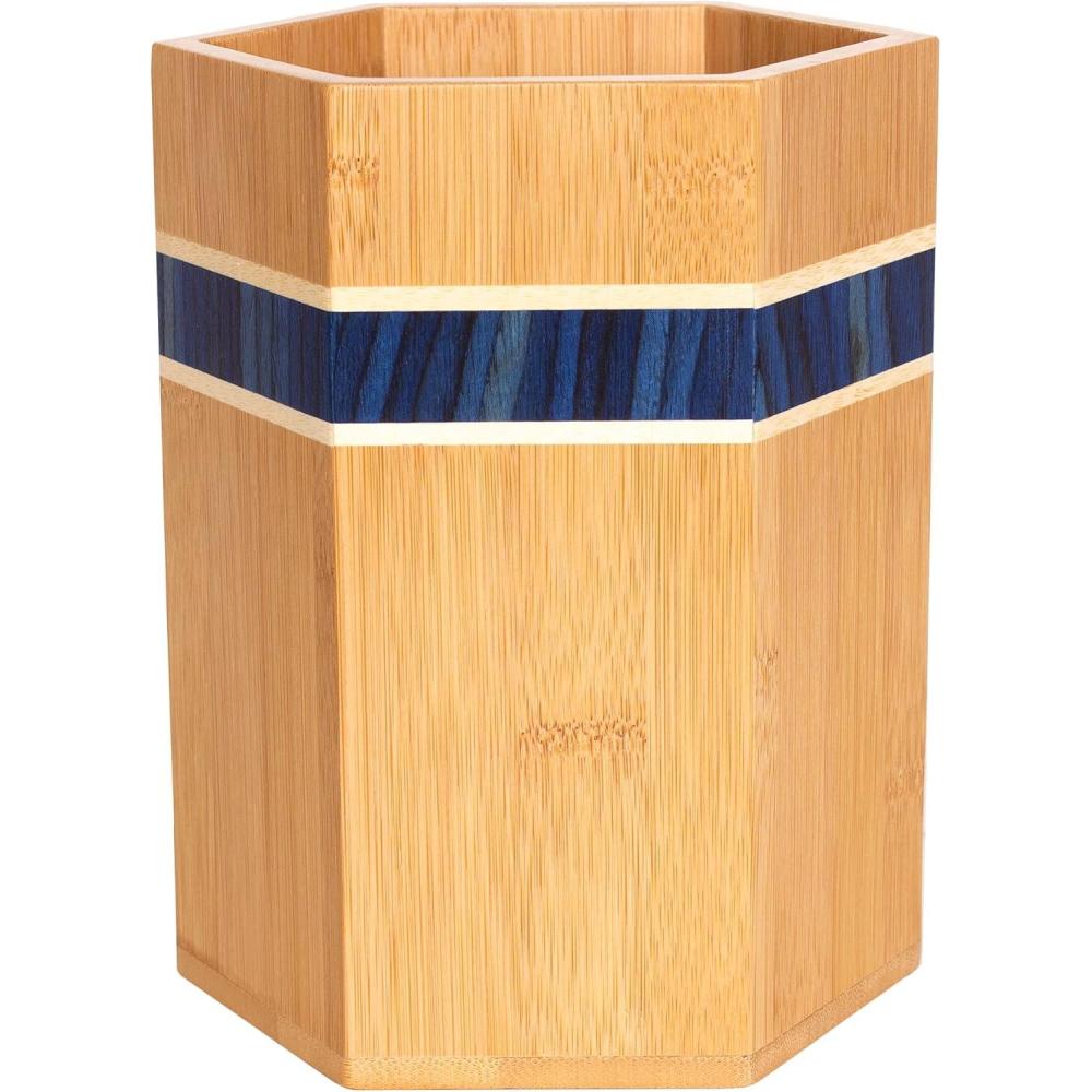 imageTotally Bamboo Baltique Marrakesh Collection Kitchen Utensil Holder Large Cooking Utensil Crock for CountertopMalta