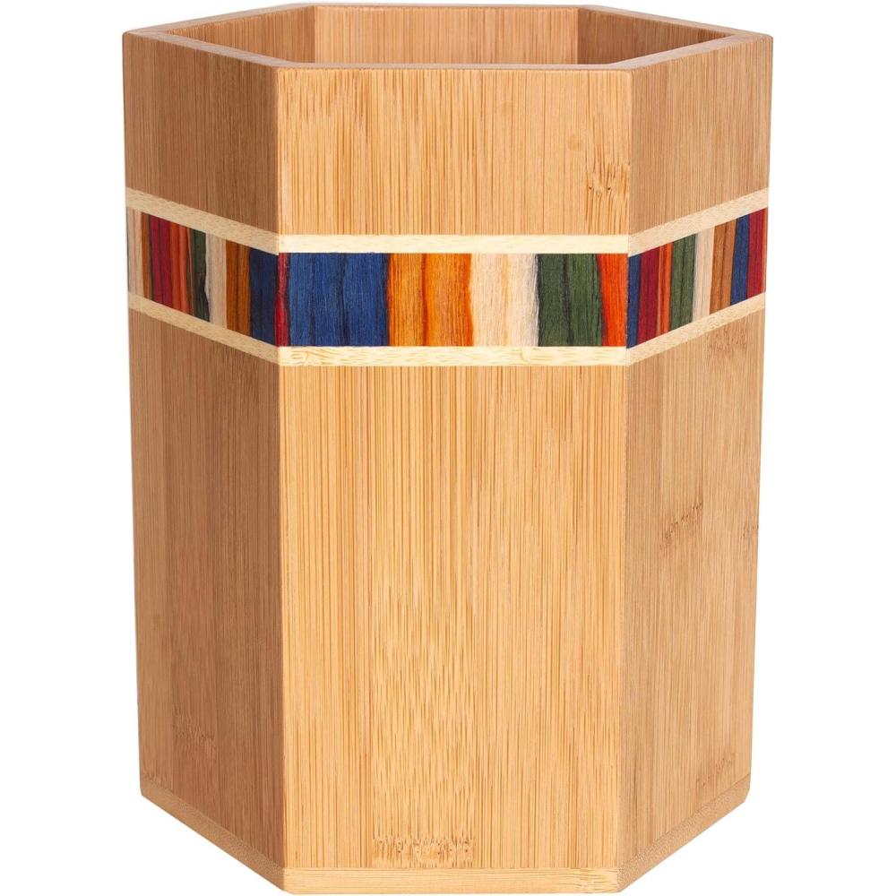 imageTotally Bamboo Baltique Marrakesh Collection Kitchen Utensil Holder Large Cooking Utensil Crock for CountertopMarrakesh