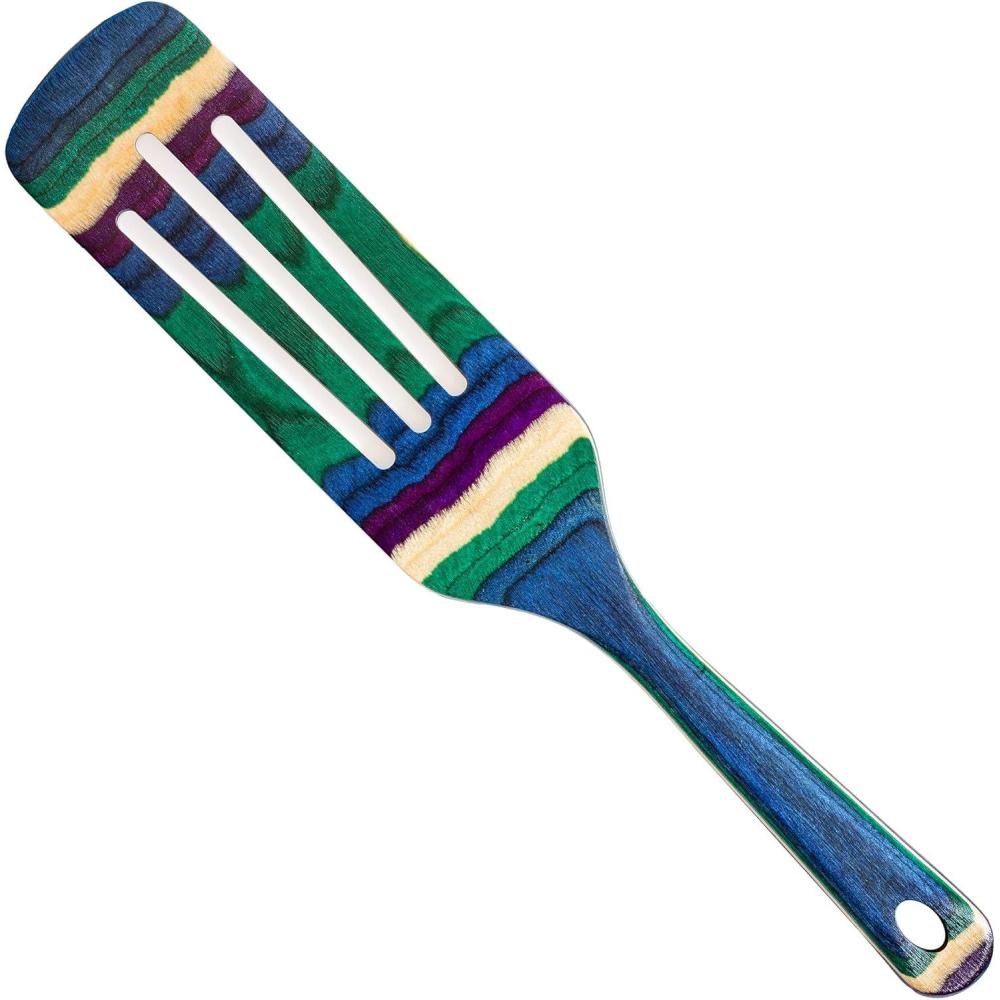imageTotally Bamboo Baltique Mumbai Collection 2in1 Wooden Measuring Spoon with Tablespoon and Teaspoon MeasurementsSpurtle
