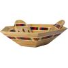 Totally Bamboo Baltique Marrakesh Collection 14″ Salad Serving Bowl with Salad Hands, Bamboo and Colored Birch Wood(Marrakesh)