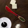 Totally Bamboo Baltique Marrakesh Collection Cheese Spreader Knife in Colored Birch Wood