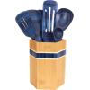 Totally Bamboo Baltique Marrakesh Collection Kitchen Utensil Holder, Large Cooking Utensil Crock for Countertop(Malta)