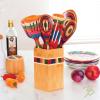 Totally Bamboo Baltique Marrakesh Collection Kitchen Utensil Holder, Large Cooking Utensil Crock for Countertop(Marrakesh)