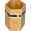 Totally Bamboo Baltique Marrakesh Collection Kitchen Utensil Holder, Large Cooking Utensil Crock for Countertop(Mumbai)