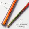 Totally Bamboo Baltique® Marrakesh Collection Reusable Chopsticks, Set of 4 Pairs, Non-Slip, 9-7/8″ Long