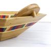 Totally Bamboo Baltique Marrakesh Collection Salad Hands Serving Utensils, Bamboo and Colored Birch Wood(Salad Hands)