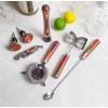 Totally Bamboo Baltique Marrakesh Collection Wine Bottle Stopper, Multicolor Leak-Proof and Reusable Wine Saver, Preserves Beverage Freshness(7-pc. Bartending Kit)
