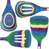 Totally Bamboo Baltique Mumbai Collection 2-in-1 Wooden Measuring Spoon with Tablespoon and Teaspoon Measurements(4-Pc. Set)