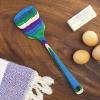 Totally Bamboo Baltique Mumbai Collection 2-in-1 Wooden Measuring Spoon with Tablespoon and Teaspoon Measurements(Spatula)