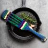 Totally Bamboo Baltique Mumbai Collection 2-in-1 Wooden Measuring Spoon with Tablespoon and Teaspoon Measurements(Spurtle)