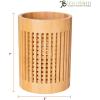Totally Bamboo Lattice Kitchen Utensil Holder, 5″ x 5″x 7″