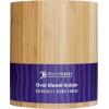 Totally Bamboo Oval Shaped Bamboo Kitchen Utensil Holder, 6″ x 4″ x 7″
