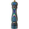 Baltique Marrakesh Pepper Grinder – 8 Inch Colorful Wooden Pepper Mill with Adjustable Stainless Steel Grinding Mechanism – Manual Wood Pepper Grinder for Kitchen or Table Use(Mumbai)