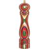 Baltique Marrakesh Pepper Grinder – 8 Inch Colorful Wooden Pepper Mill with Adjustable Stainless Steel Grinding Mechanism – Manual Wood Pepper Grinder for Kitchen or Table Use(Marrakesh)