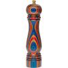 Baltique Marrakesh Pepper Grinder – 8 Inch Colorful Wooden Pepper Mill with Adjustable Stainless Steel Grinding Mechanism – Manual Wood Pepper Grinder for Kitchen or Table Use(Montego Bay)