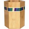 Totally Bamboo Baltique Marrakesh Collection Kitchen Utensil Holder, Large Cooking Utensil Crock for Countertop(Mumbai)