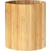 Totally Bamboo Oval Shaped Bamboo Kitchen Utensil Holder, 6″ x 4″ x 7″