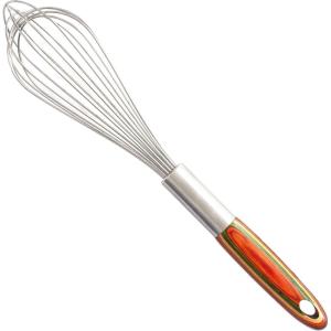 Totally Bamboo Baltique Marrakesh Collection Balloon Whisk, Stainless Steel with Ergonomic Wooden Handle, 11″